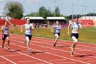 Elaine Telford (Morpeth) winning the 100 metres at the North Eastern Champs, Gateshead.